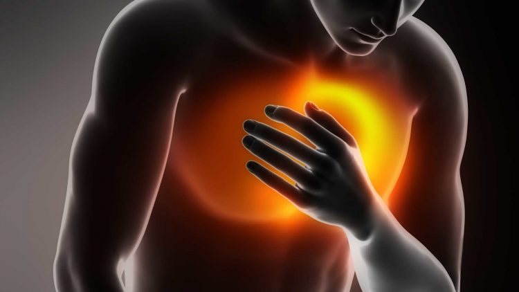Остеохондроз может вызывать болевые ощущения за грудиной