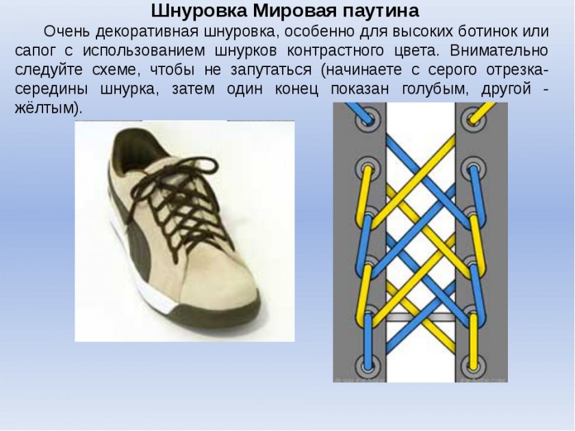 Используйте эластичные шнурки