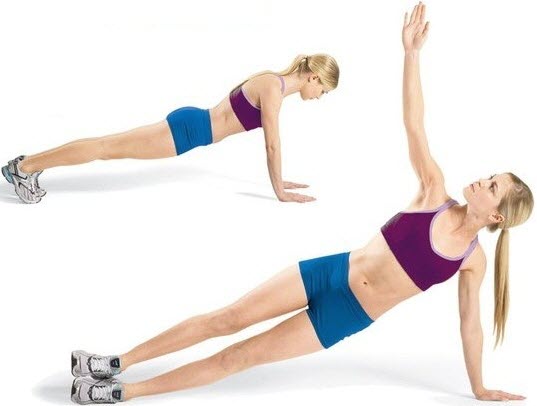 Упражнения для похудения спины и боков