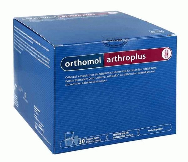 Особенности применения препарата Orthomol Arthro Plus