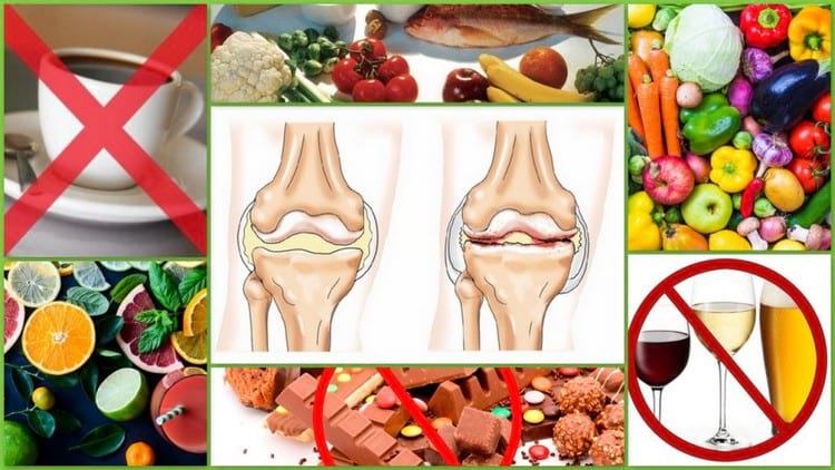 Диета при артрозе и артрите питание при воспалении суставов что нельзя есть