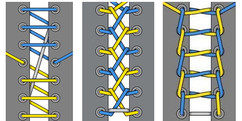 60 способов креативно завязать шнурки с пошаговыми инструкциями