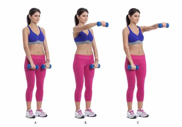 Упражнения для мышц спины с гантелями + видео