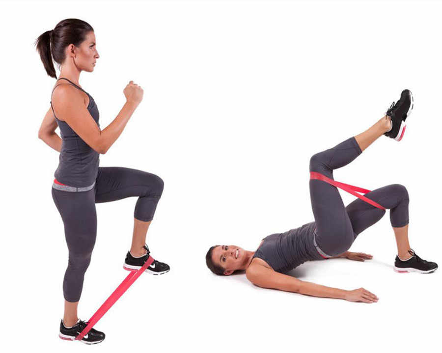 Упражнения с резиновыми петлями для мужчин и женщин